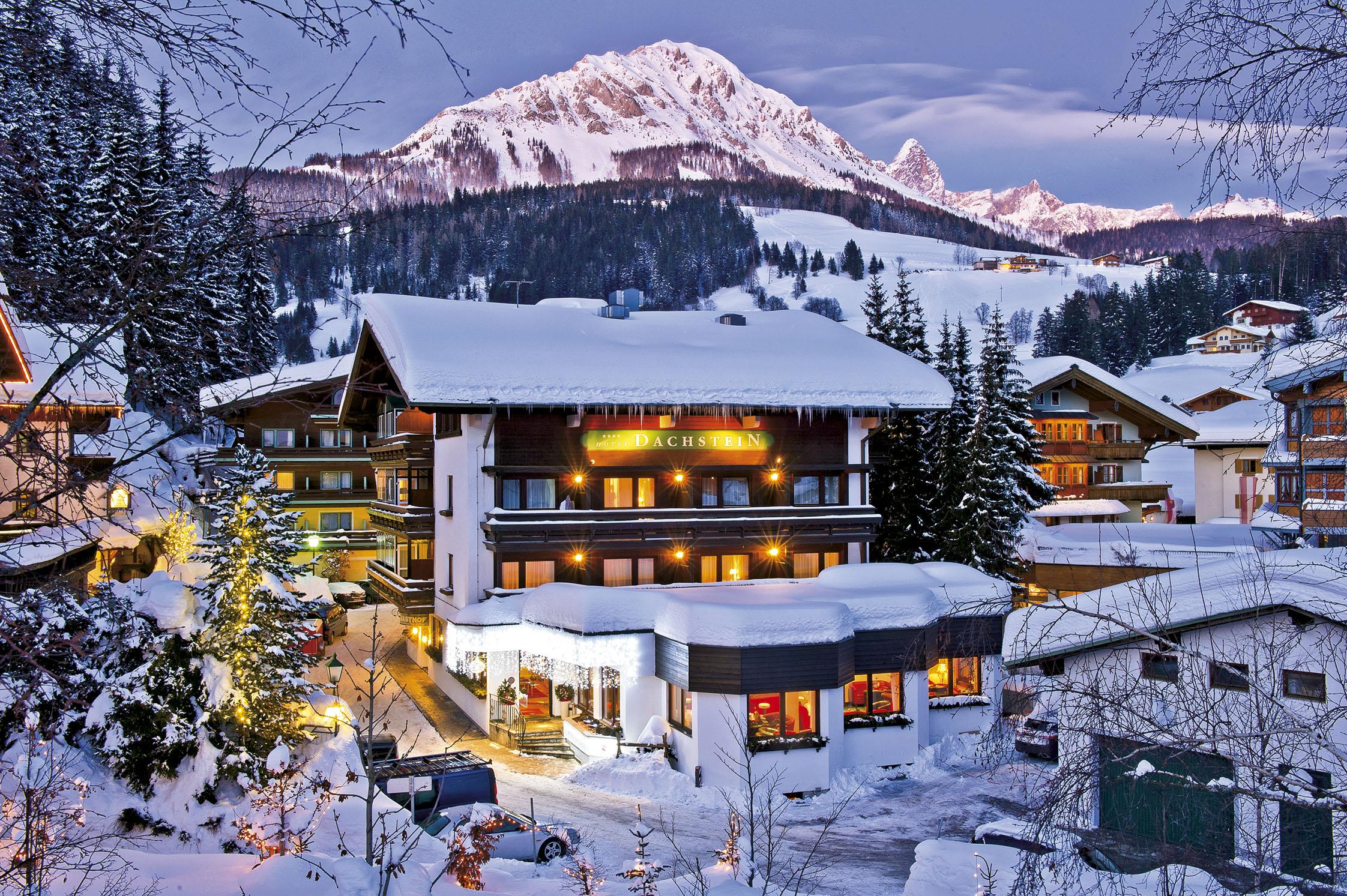 Hotel im Winter