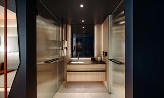 Double Dips Badezimmer