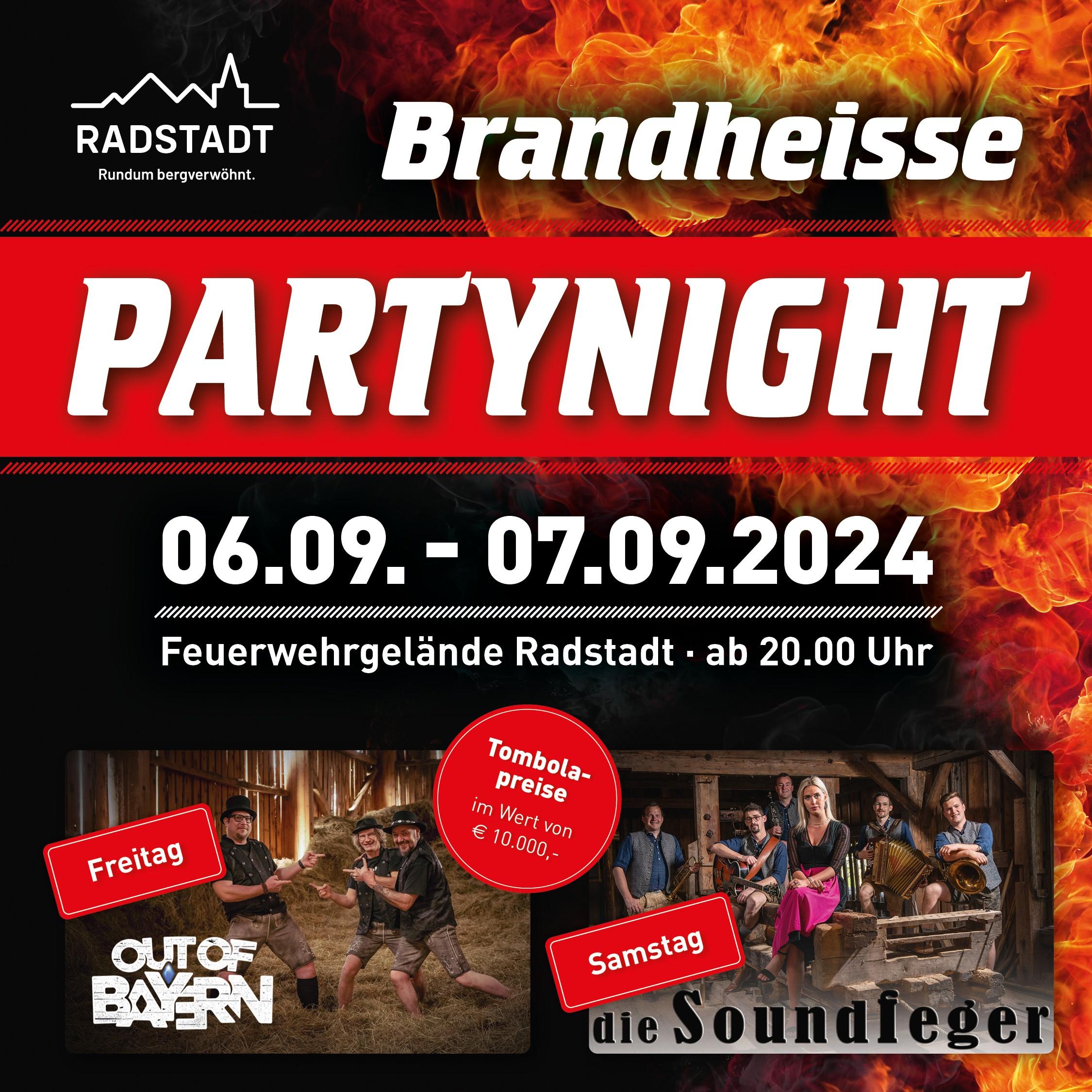 Brandheiße Partynight