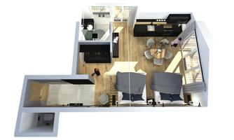 Mountainy Apartment Grundriss Landhaus Riepler