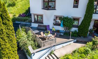Apartment Weitsicht - front terrace