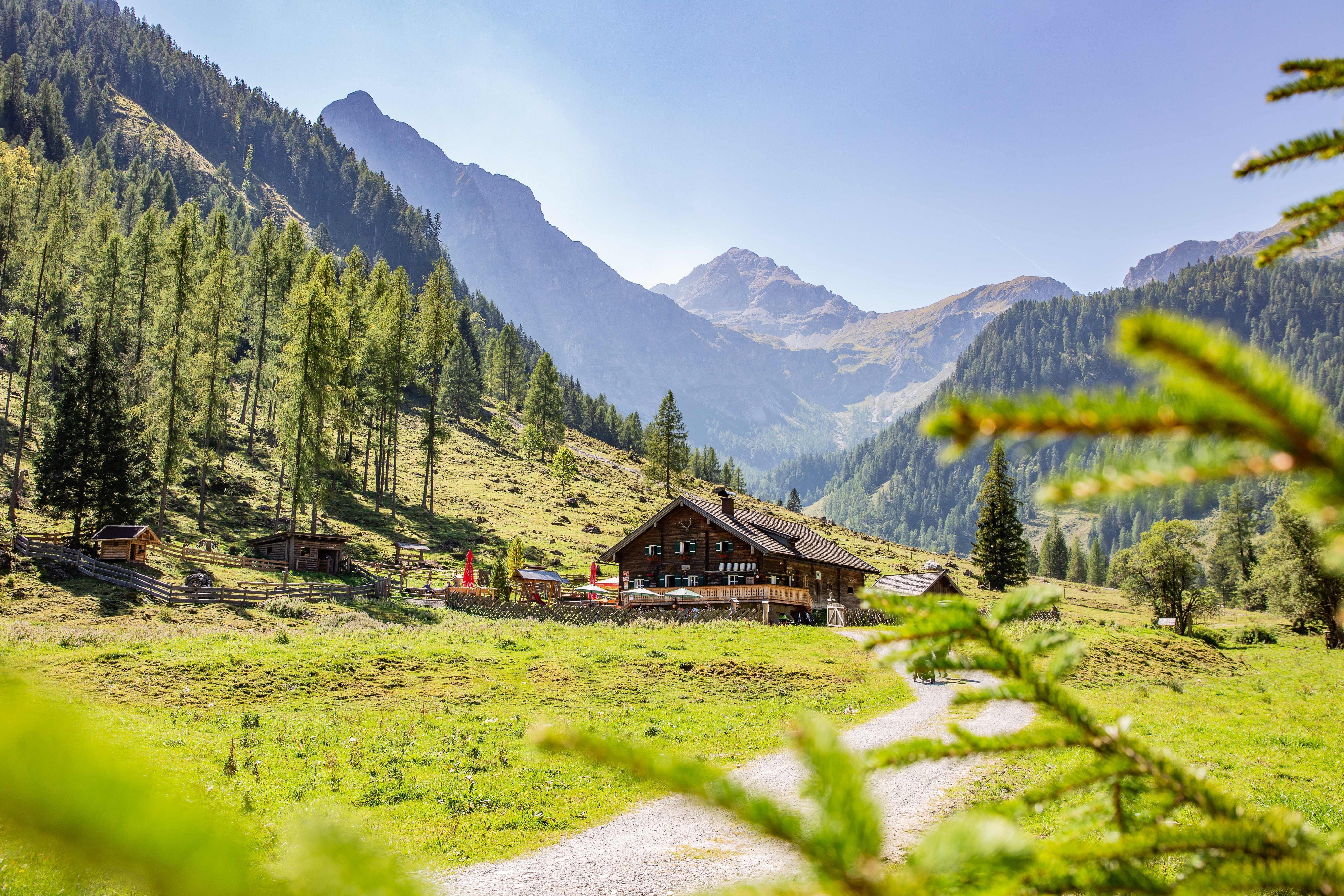 Wandern bei den Marbachalmen in Flachauwinkl