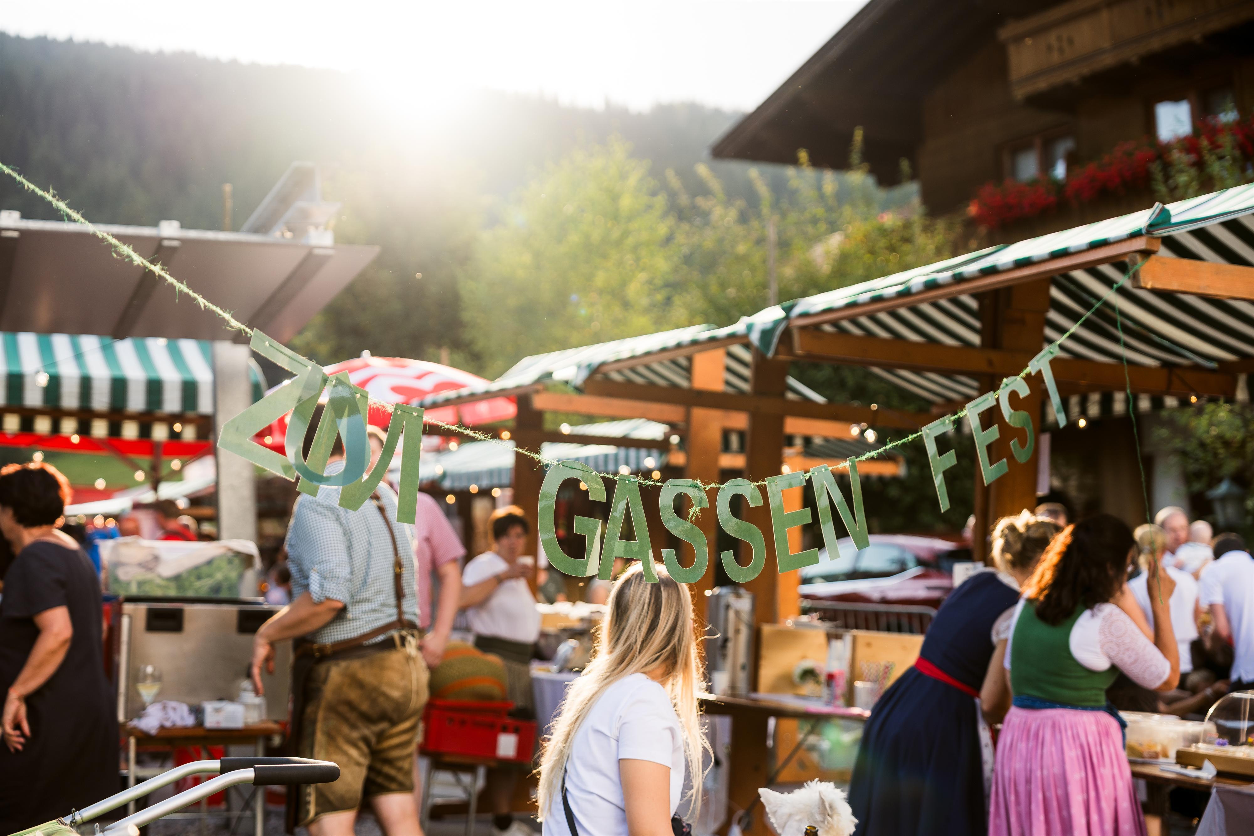 Flachauer Gassenfest in der Unterberggasse