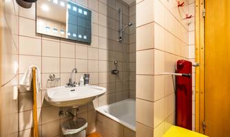 Bathroom with shower and toilet