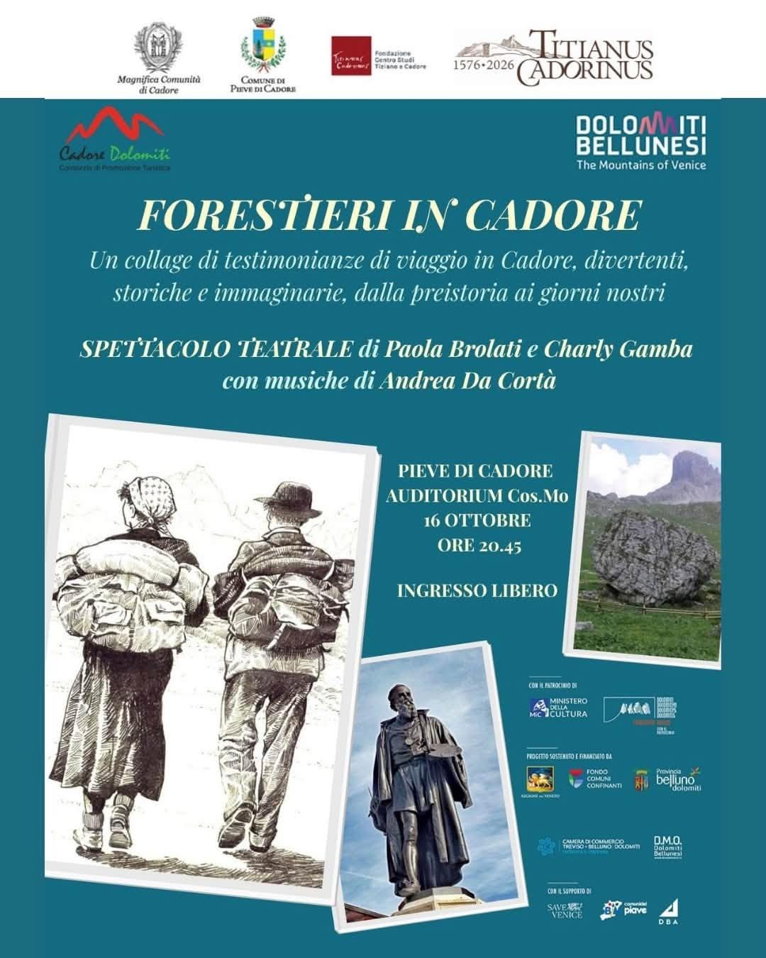 Forestieri in Cadore "Spettacolo teatrale"