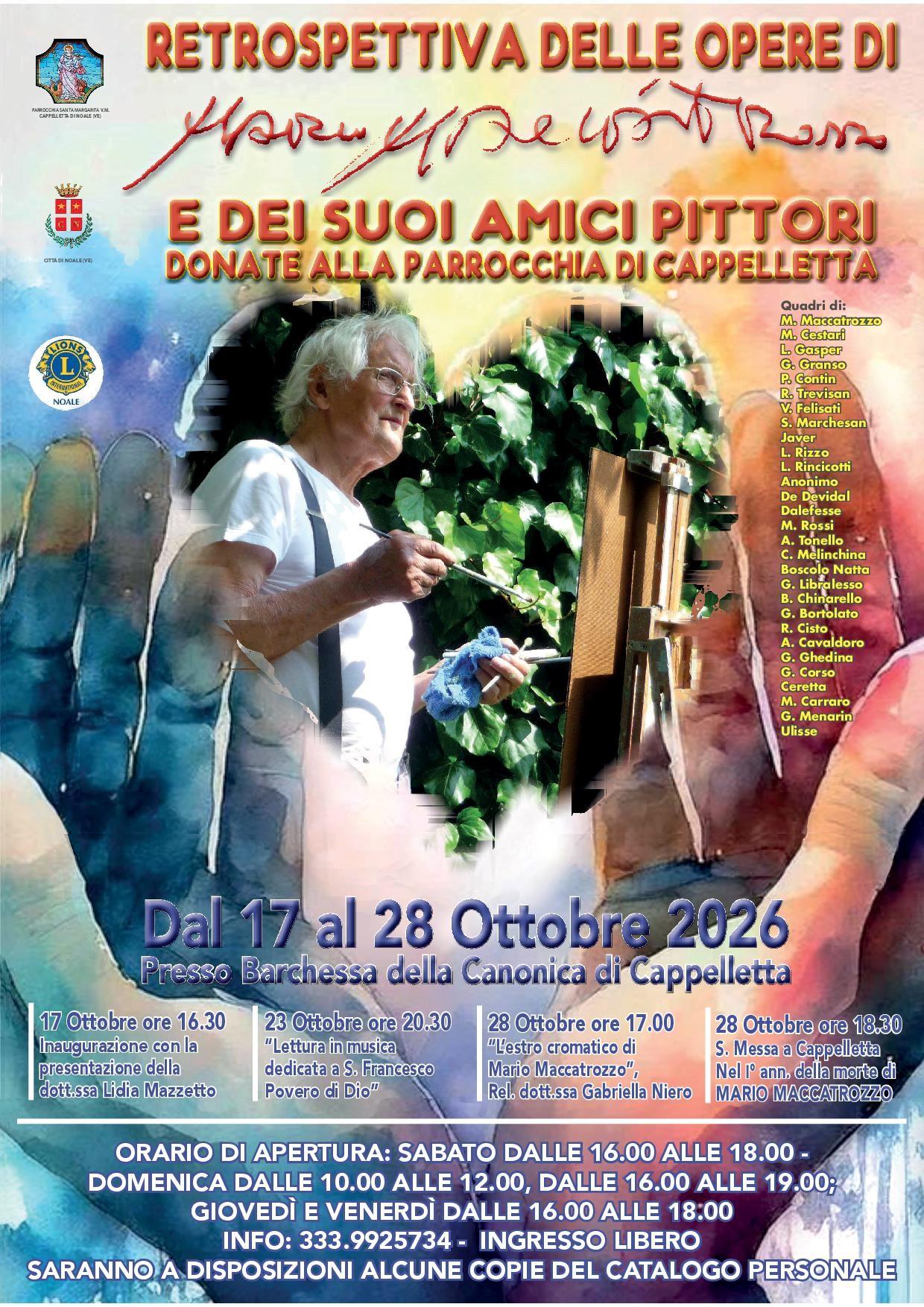 Retrospettiva delle opere di Mario Maccatrozzo