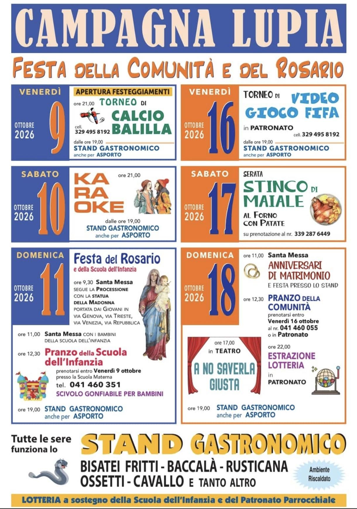 Festa della Comunità e del Rosario