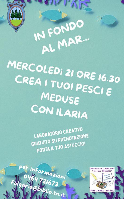 Laboratorio "Crea i tuoi pesci e meduse"