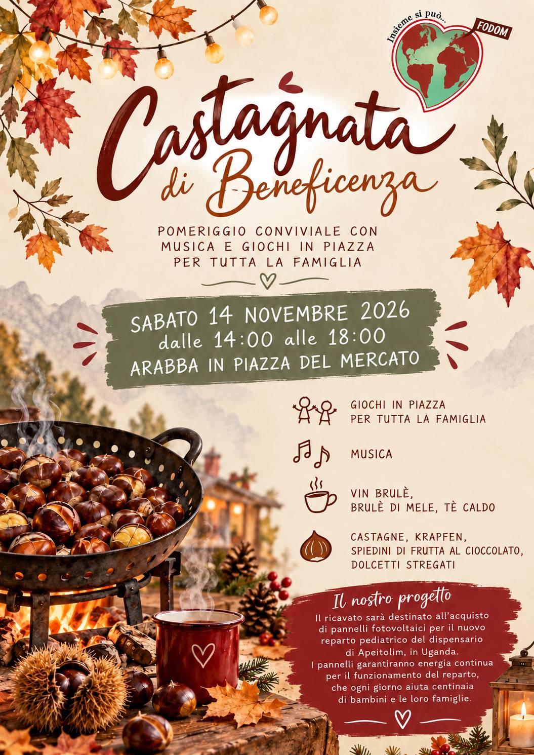 Castagnata di beneficenza - Insieme si Può - 2
