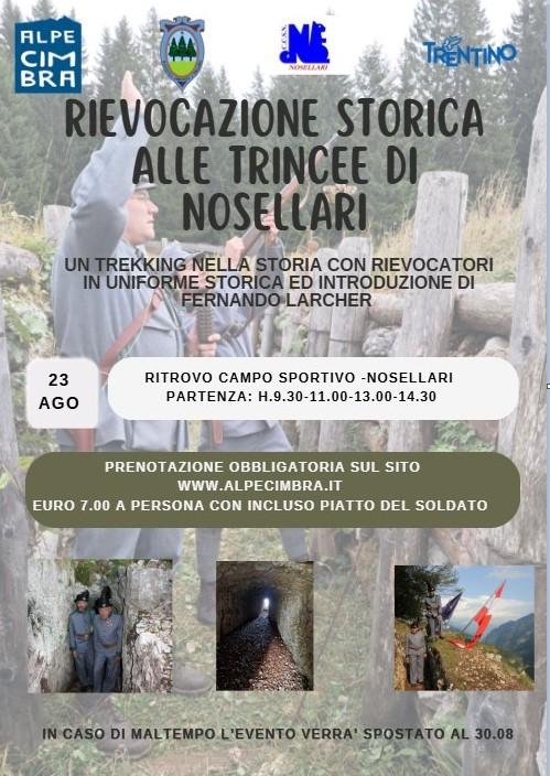 Rievocazione storica alle Trincee di Nosellari