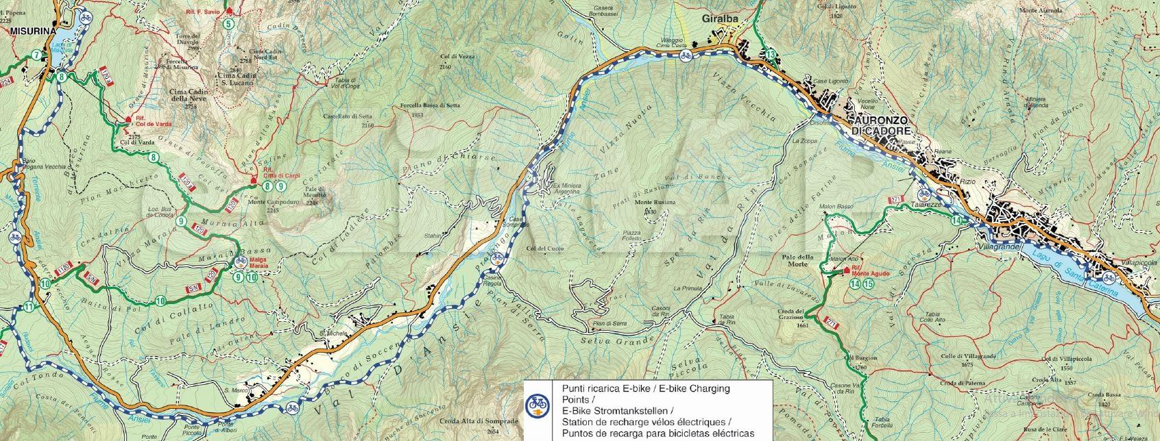Pista ciclo-pedonale Auronzo-Misurina