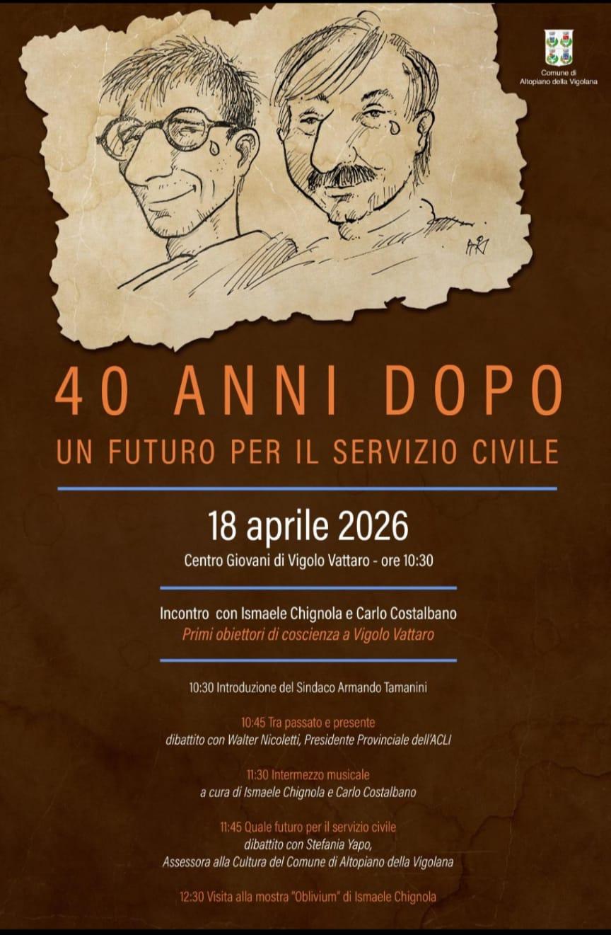 40 anni dopo - un futuro per il servizio civile