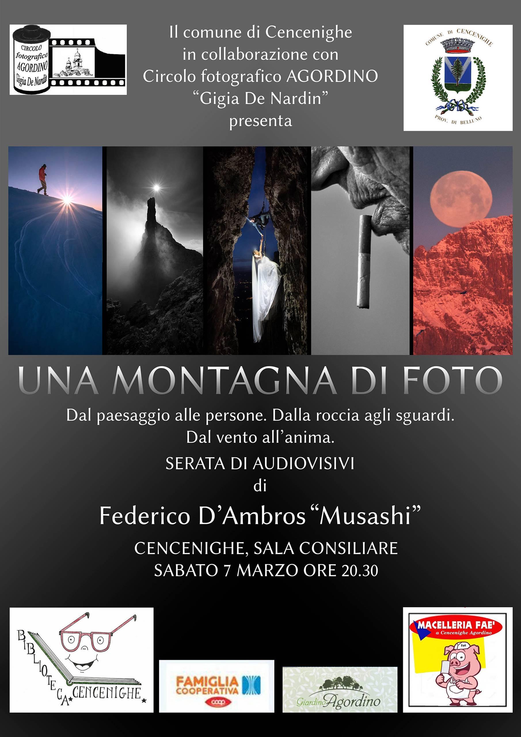 Serata di audiovisivi "Una montagna di foto"
