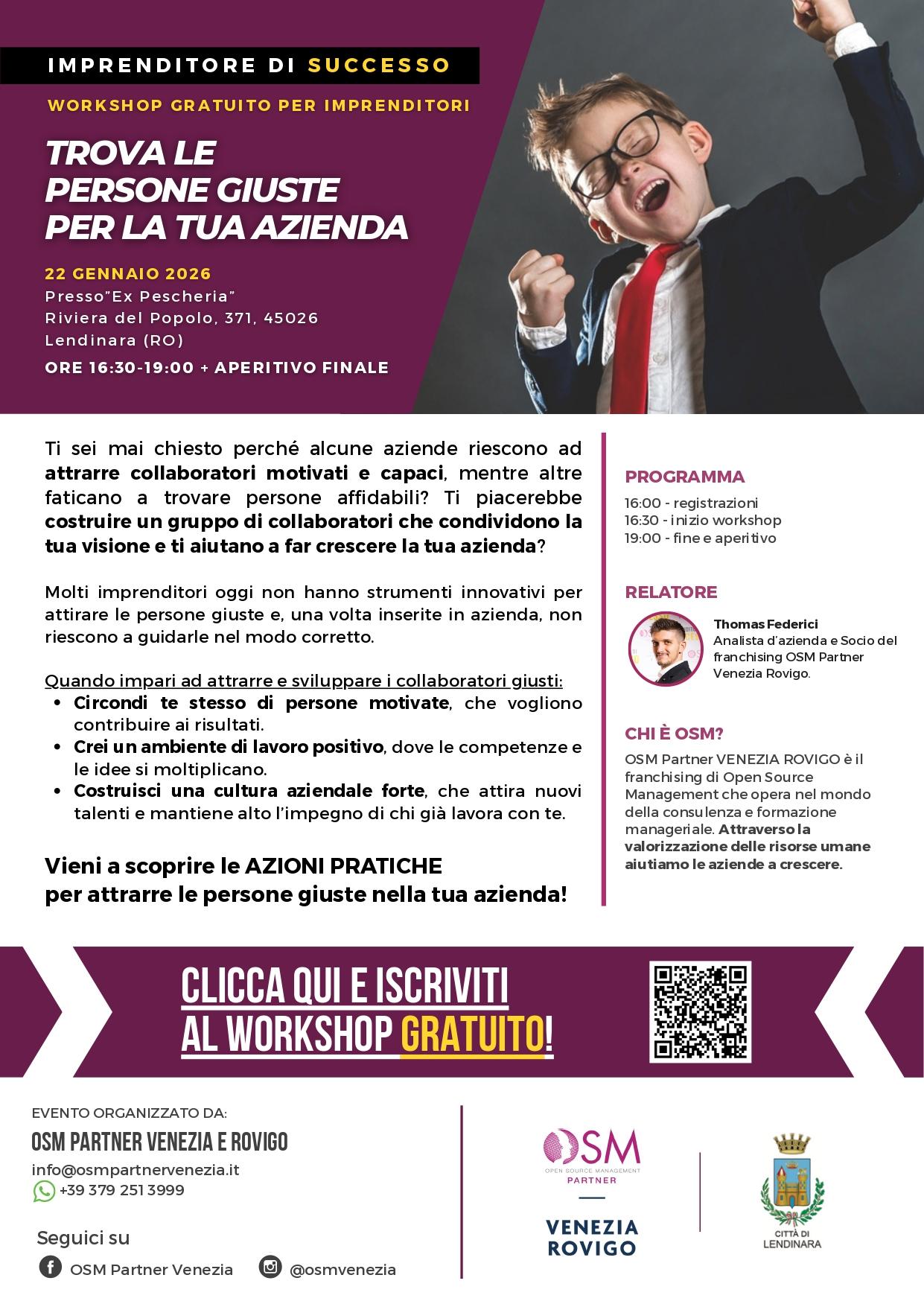 Workshop formativi 2026