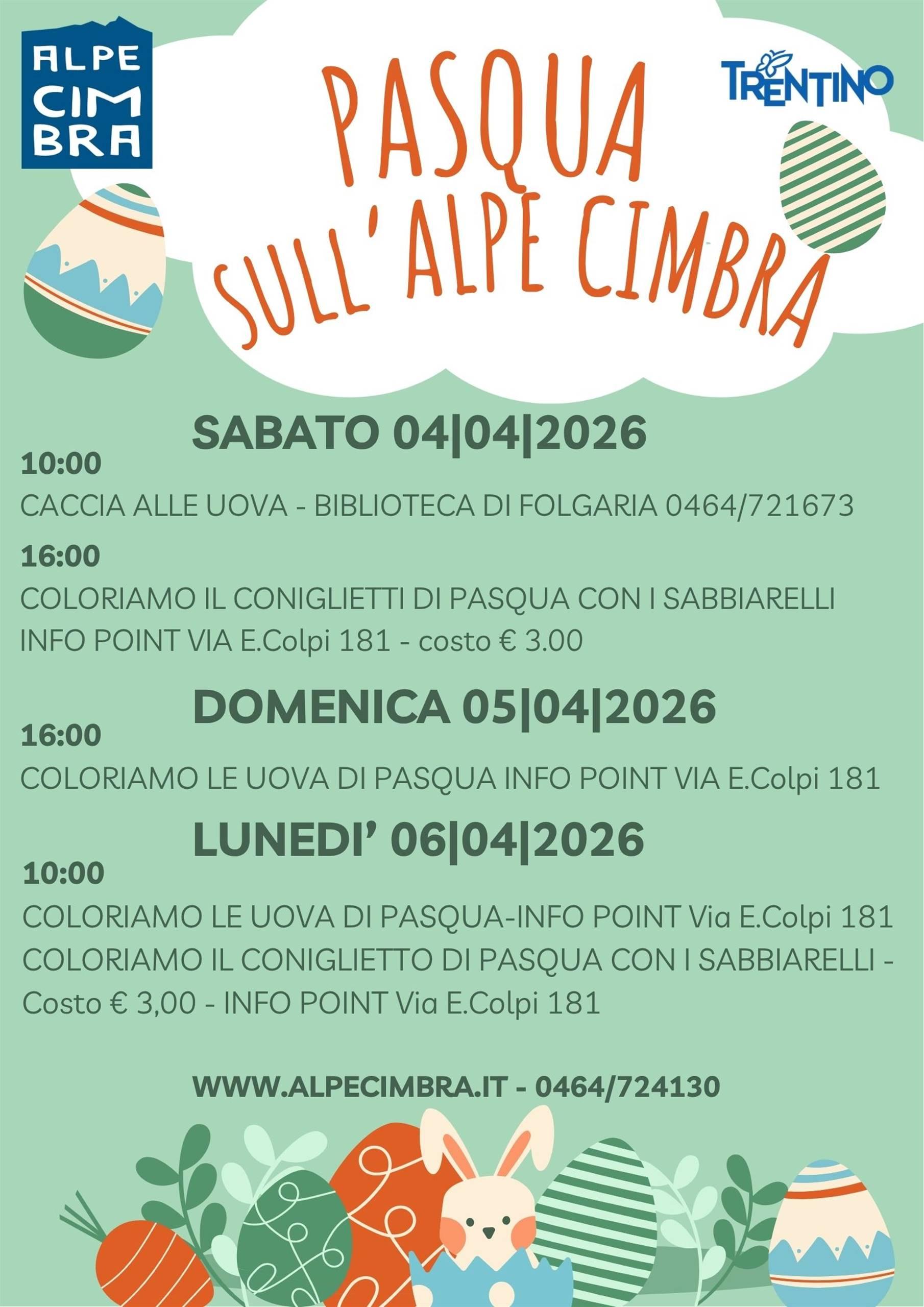 Pasqua sull'Alpe Cimbra