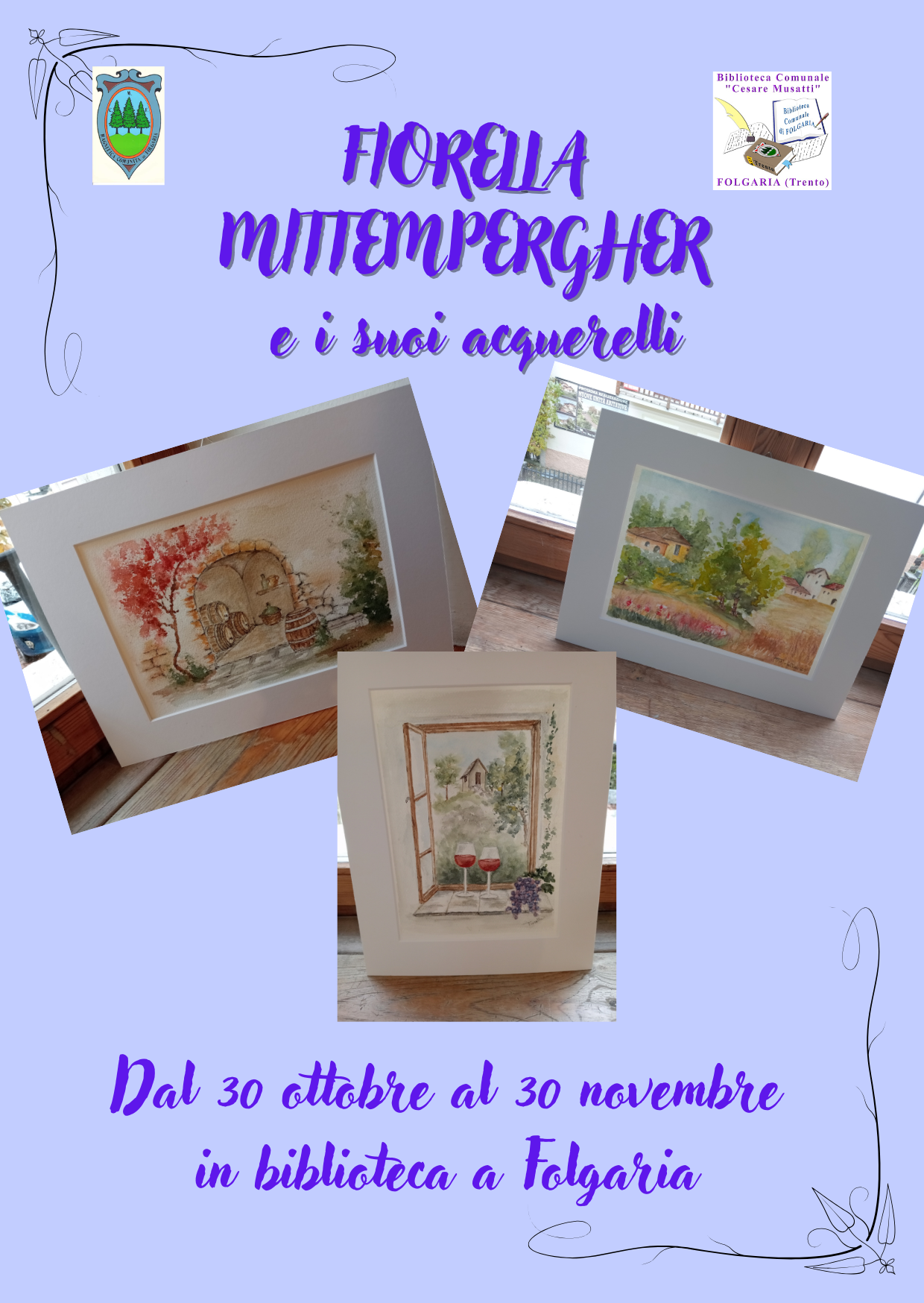 Fiorella Mittempergher e i suoi acquerelli