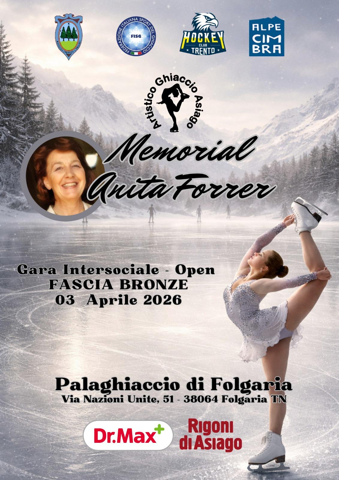 Memorial Anita Forrer - Gara intersociale Pattinaggio artistico su ghiaccio