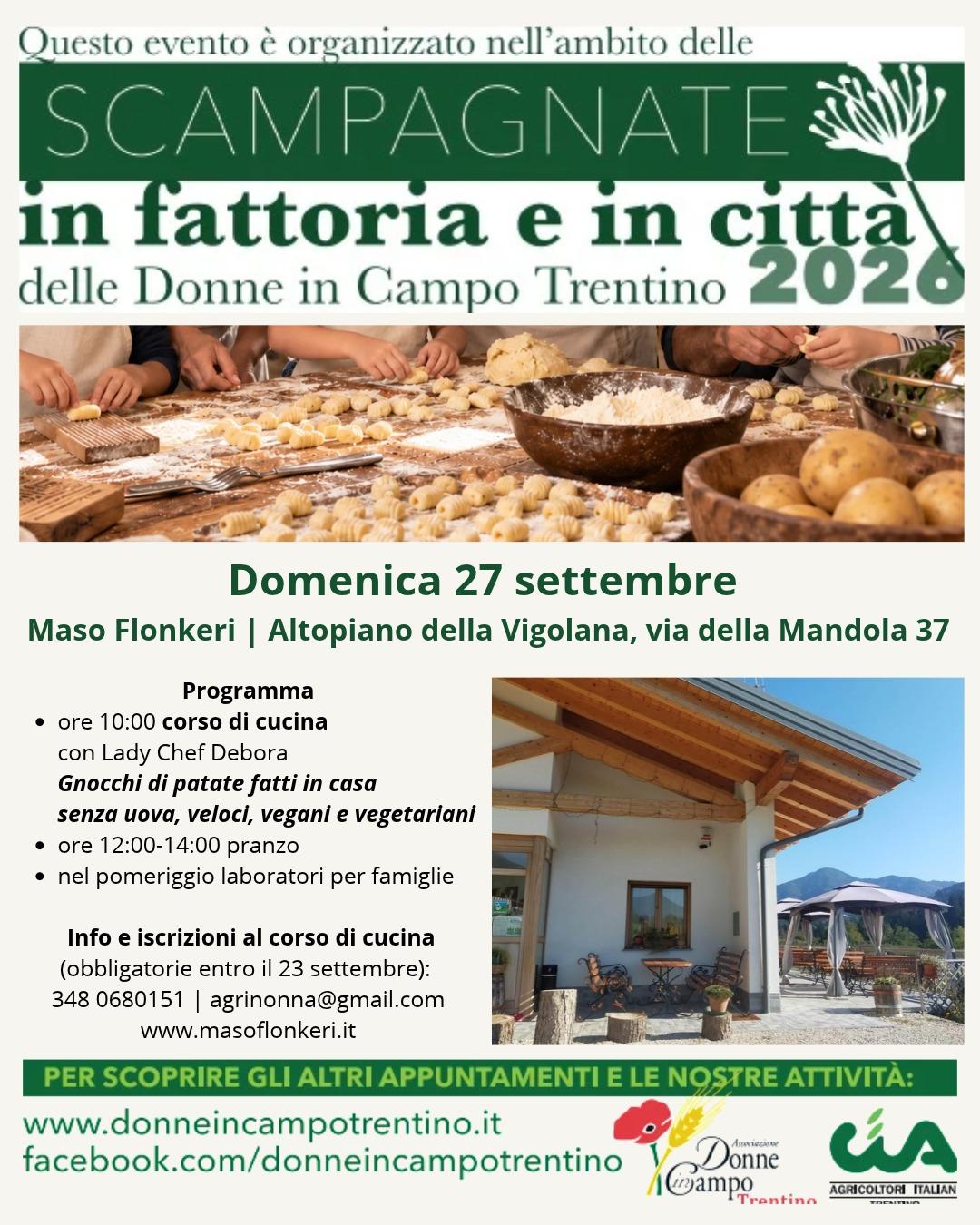 Scampagnate in fattoria a Maso Flonkeri