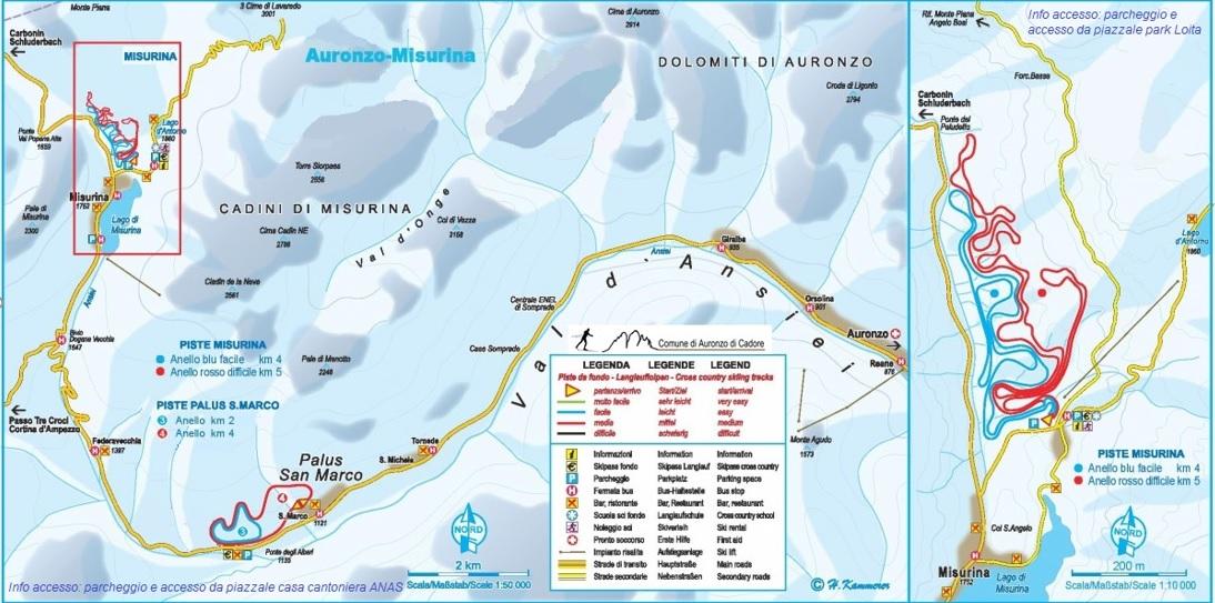 Piste di fondo di Palus San Marco
