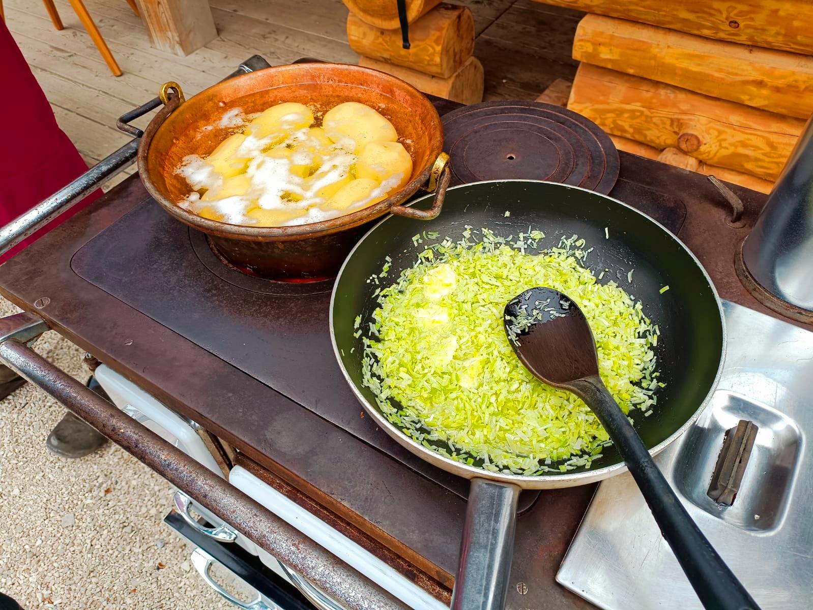 Dimostrazione e degustazione di polenta di patate