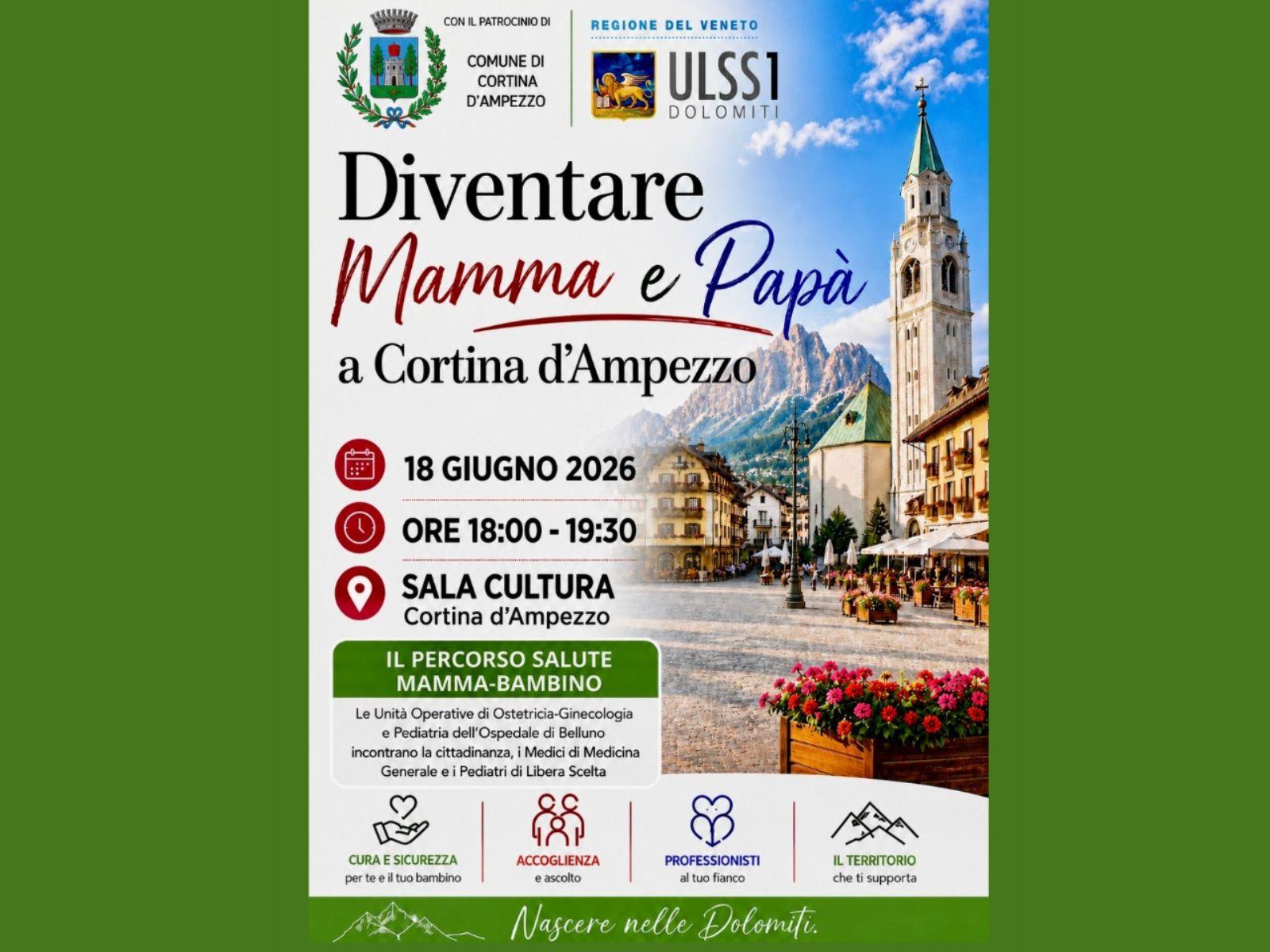 Diventare Mamma e Papà a Cortina d’Ampezzo
