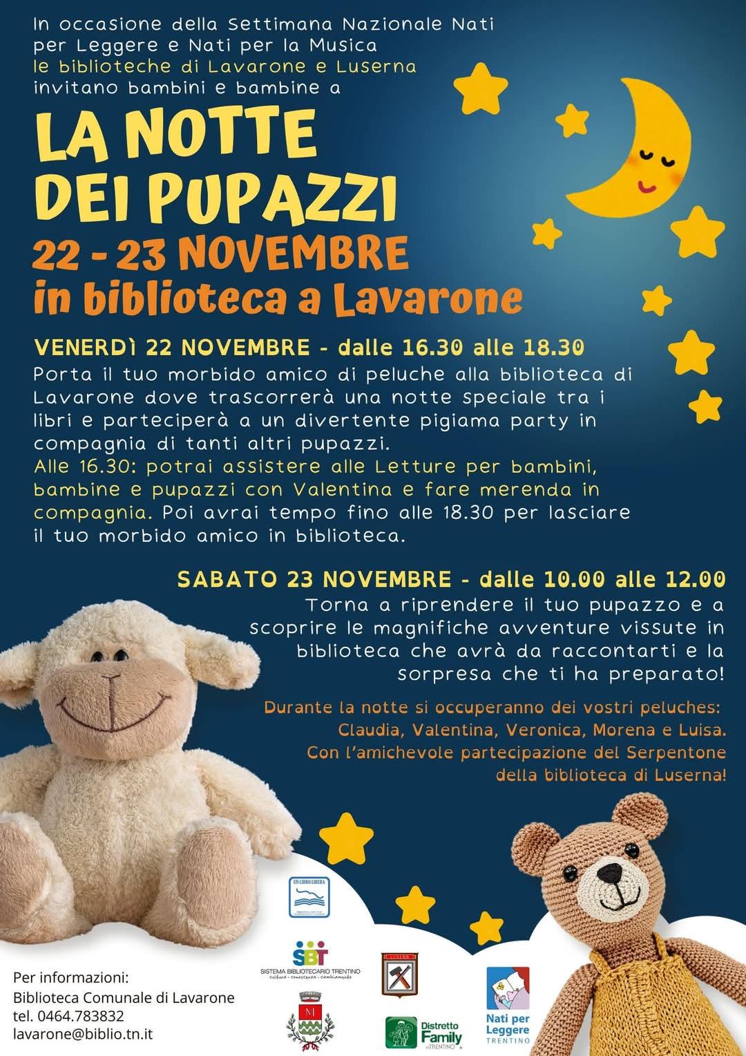 La notte dei pupazzi a Lavarone