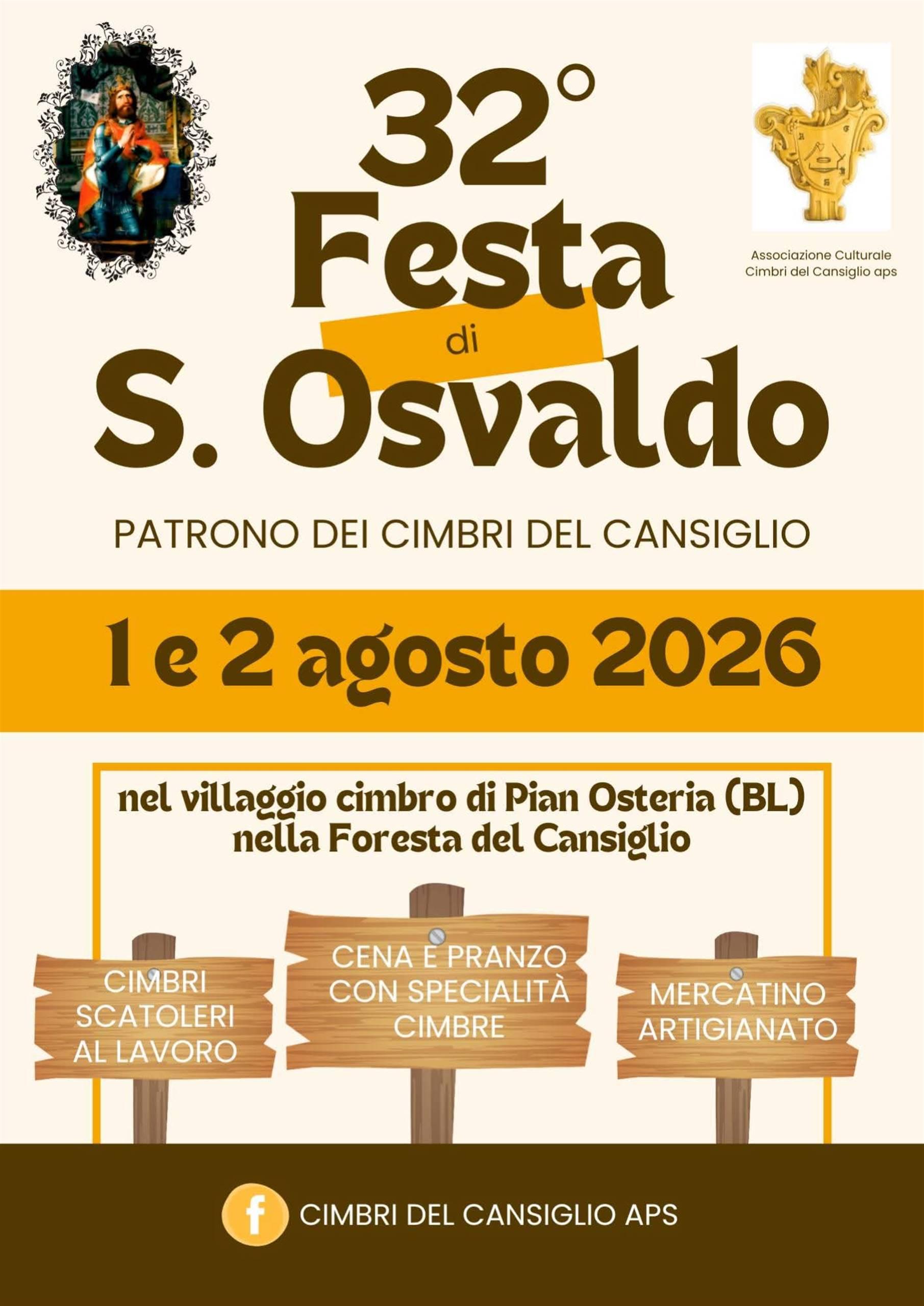 Festa di Sant’Osvaldo e dei Cimbri