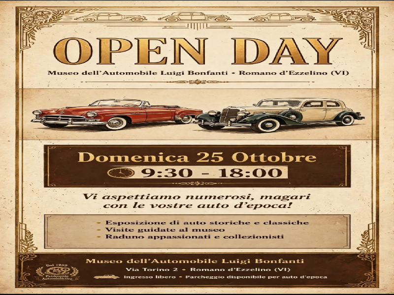 Open Day al Museo Bonfanti