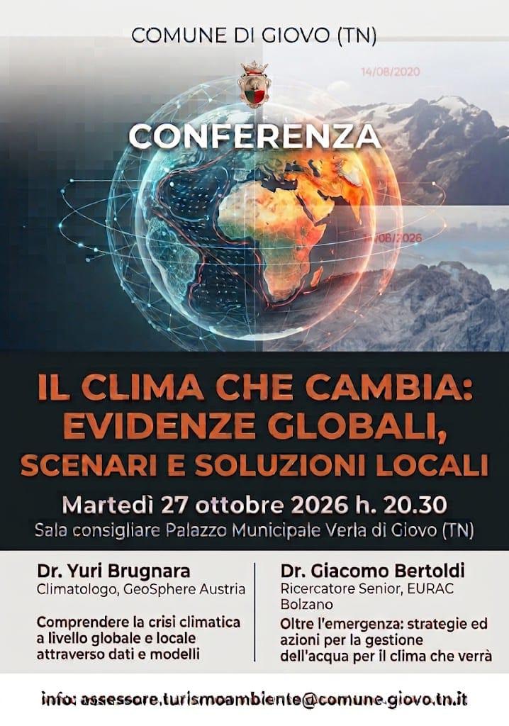 Il clima che cambia: evidenze globali, scenari e soluzioni locali