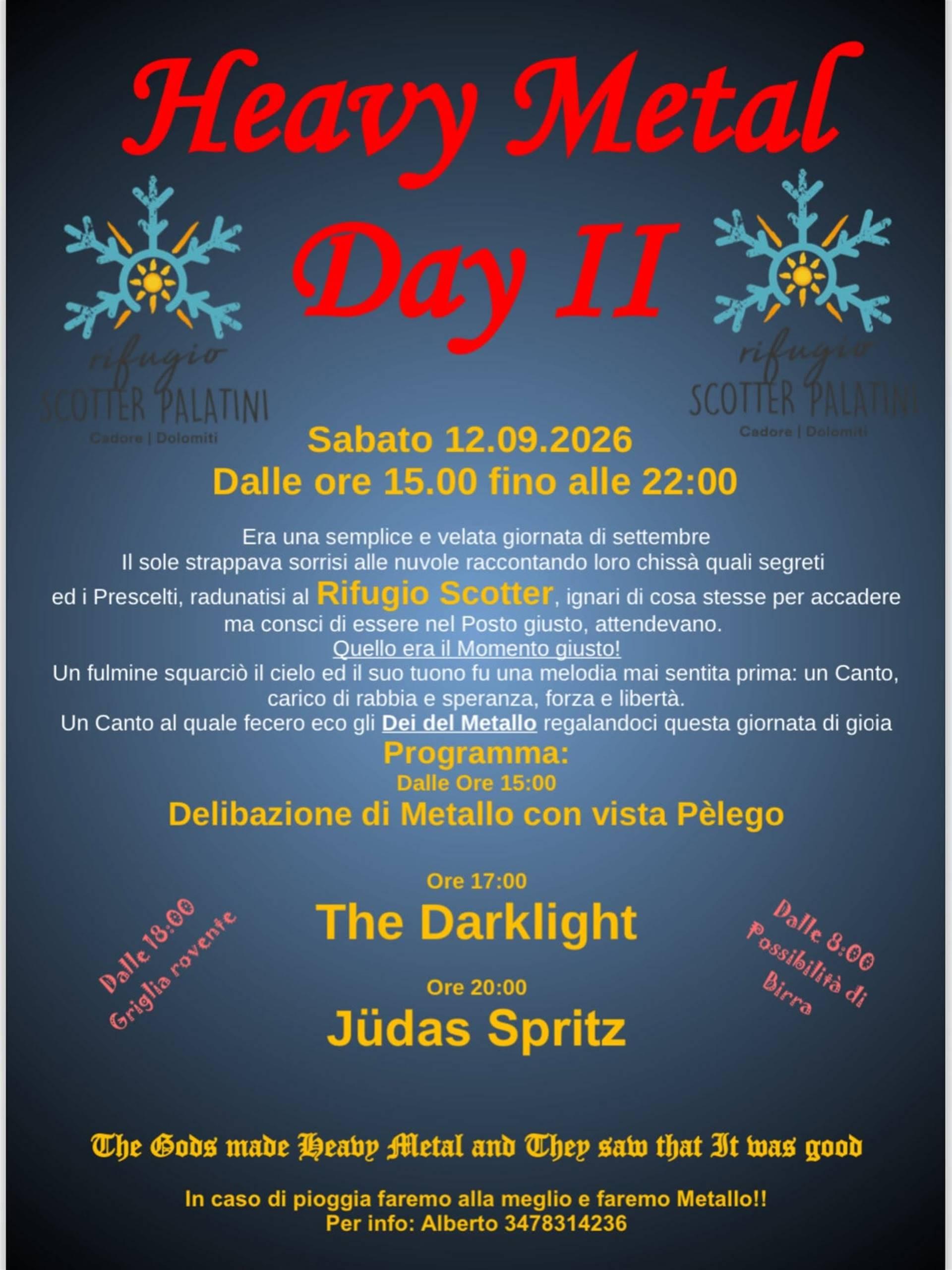 Heavy Metal Day al Rifugio Scotter