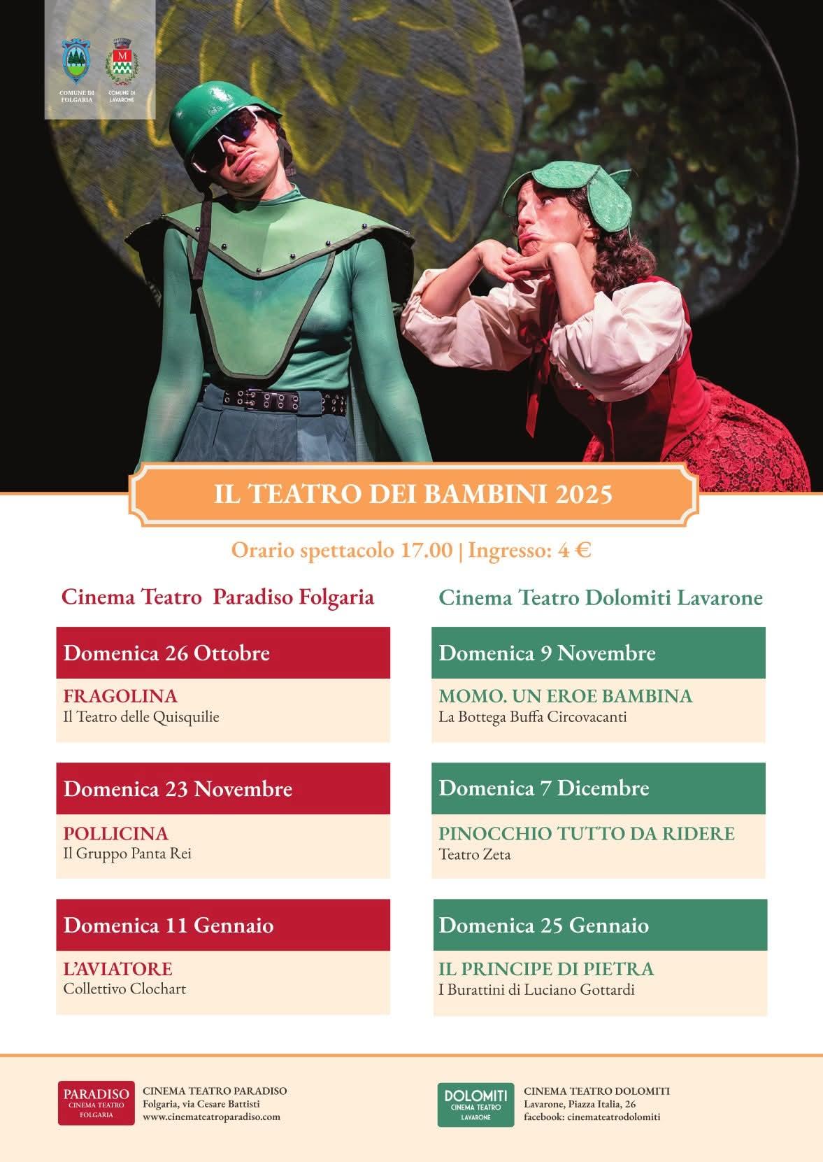 PINOCCHIO TUTTO DA RIDERE - Teatro dei bambini a Lavarone