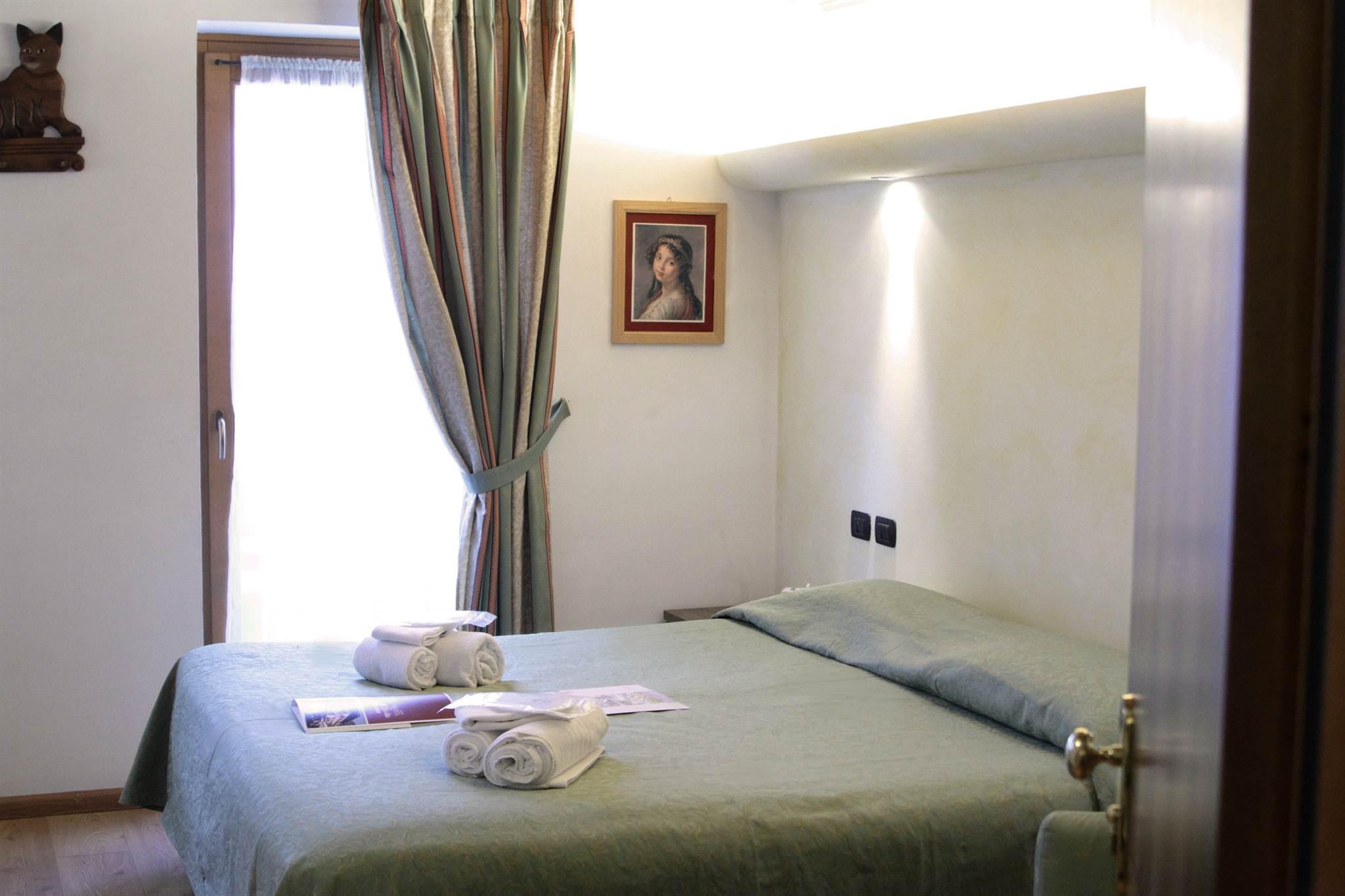 Double room, shower and bath, toilet, standard