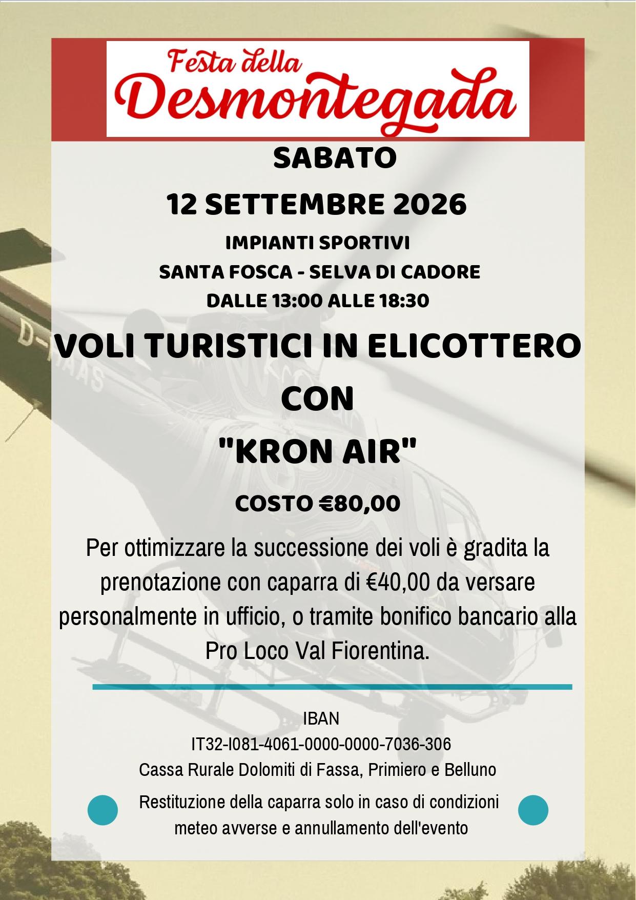 Voli turistici in Elicottero