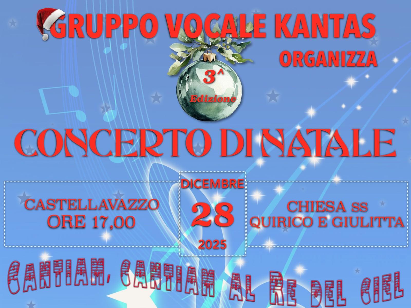 Concerto di Natale. Cantiam Cantiam al Re del Ciel