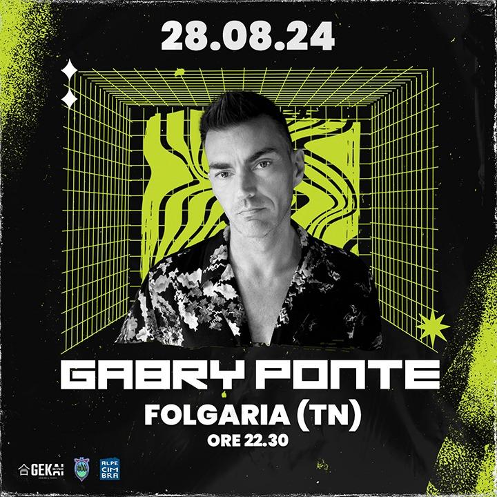 "Gabry Ponte - The Concert e ONESOLO opening act"