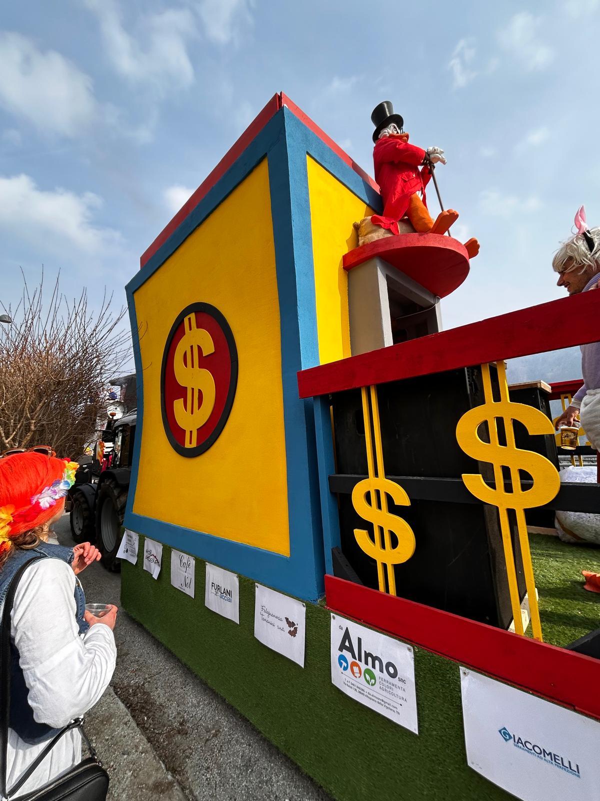 Sfilata dei Carri Mascherati in Vigolana