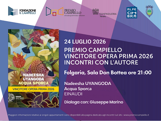 Premio Campiello - Vincitore opera prima 2026 incontri con l'autore