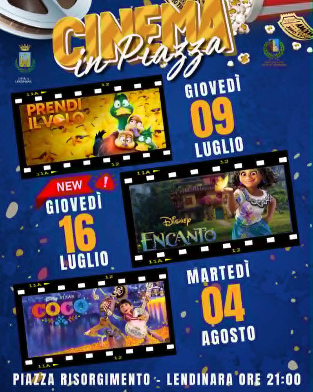 Cinema in piazza 2026