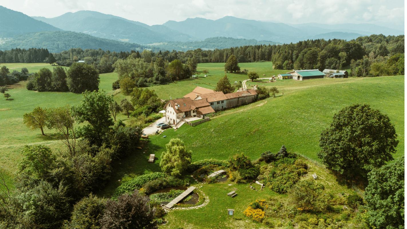Azienda agricola da esterno panorama