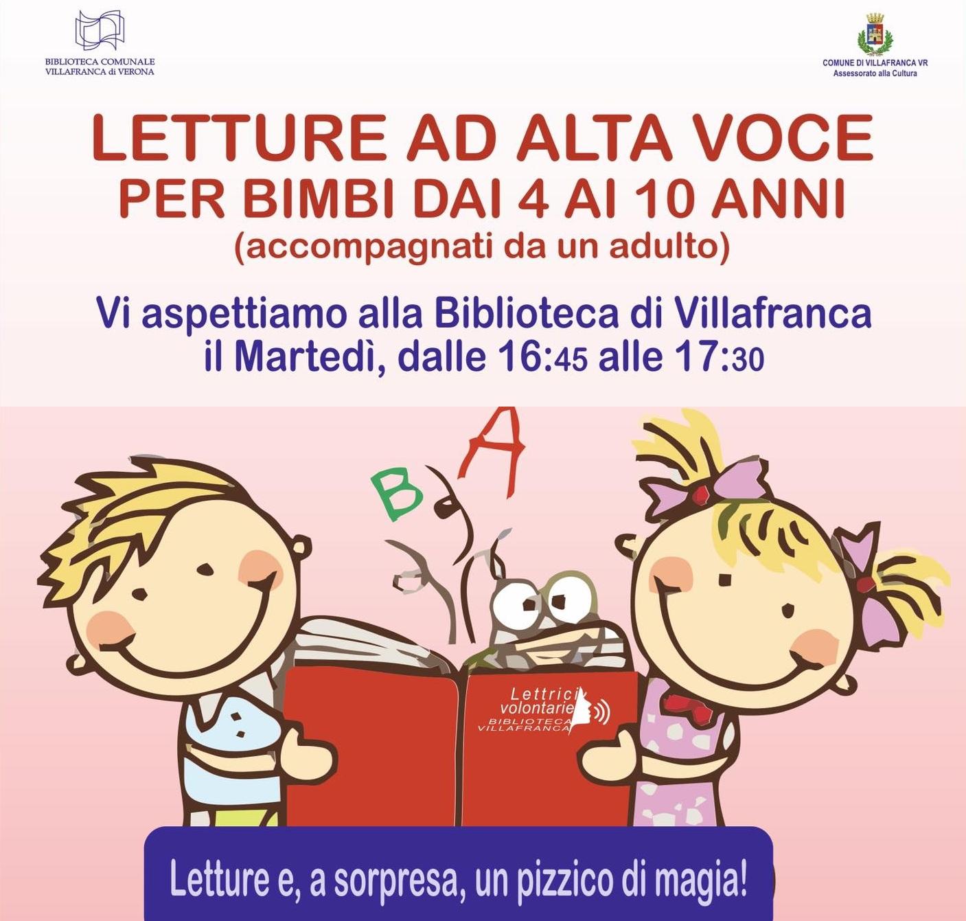 Letture ad alta voce per bimbi 4-10 anni