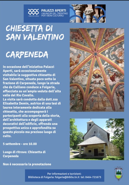Palazzi Aperti - Chiesetta di San Valentino