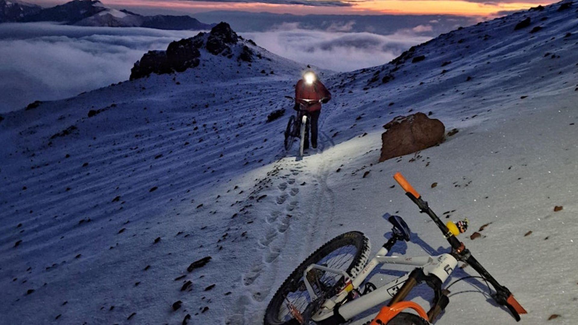 Cerro Mercedario 6.770m. The world’s highest rideable peak