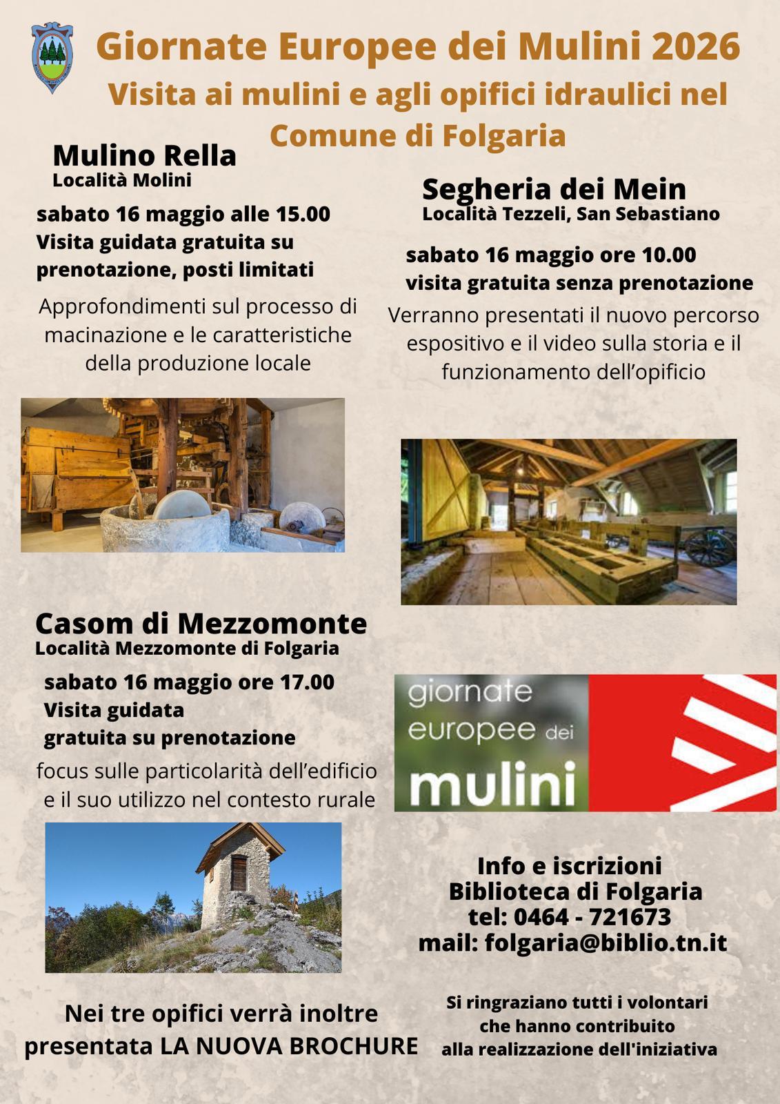 Visita guidata al Mulino Rella
