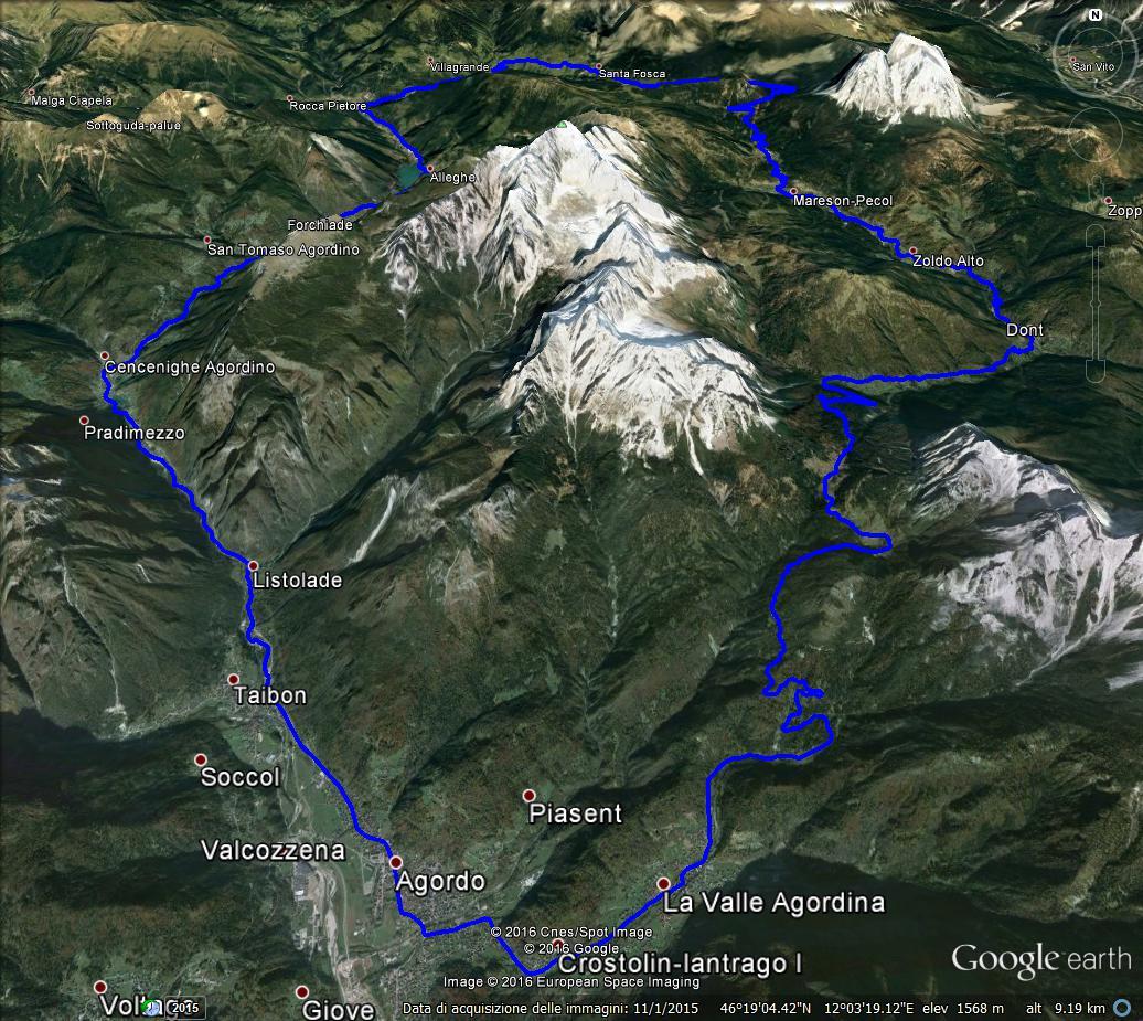IL Giro del Civetta in Road Bike