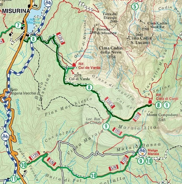 Al Rifugio Città di Carpi da Misurina