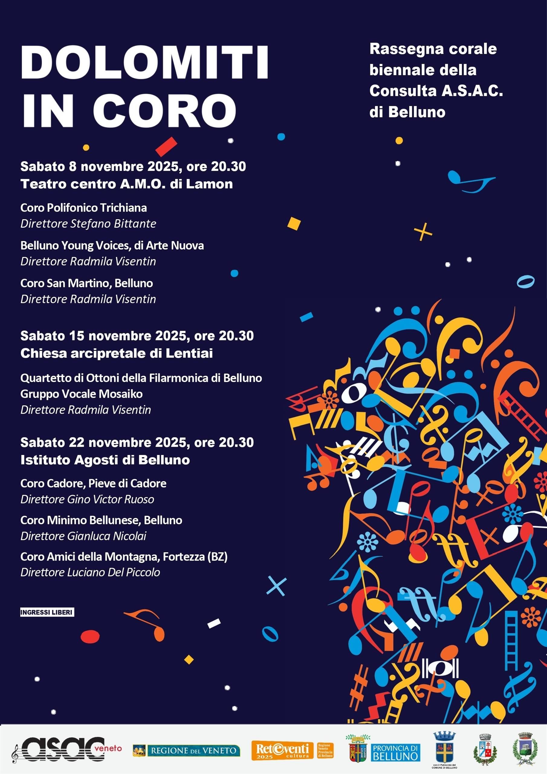 Concerto corale Dolomiti in coro (Lamon)