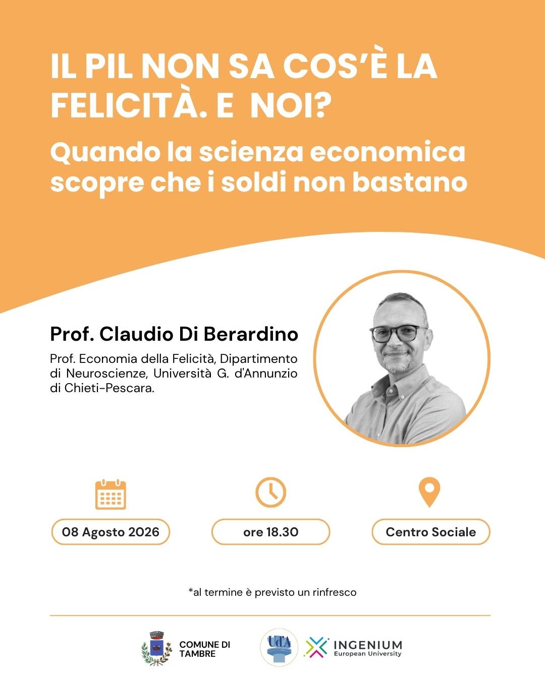 Il PIL non sa cos’è la felicità, e noi?