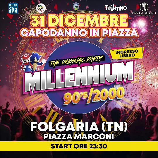 Capodanno in piazza Marconi, Folgaria 🎉✨