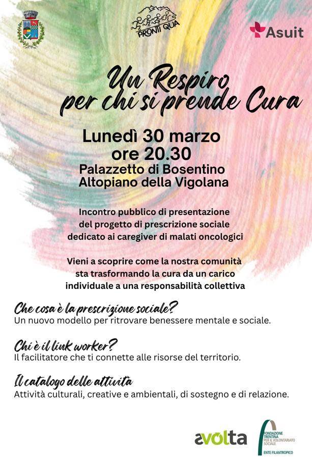 Un respiro per chi si prende cura