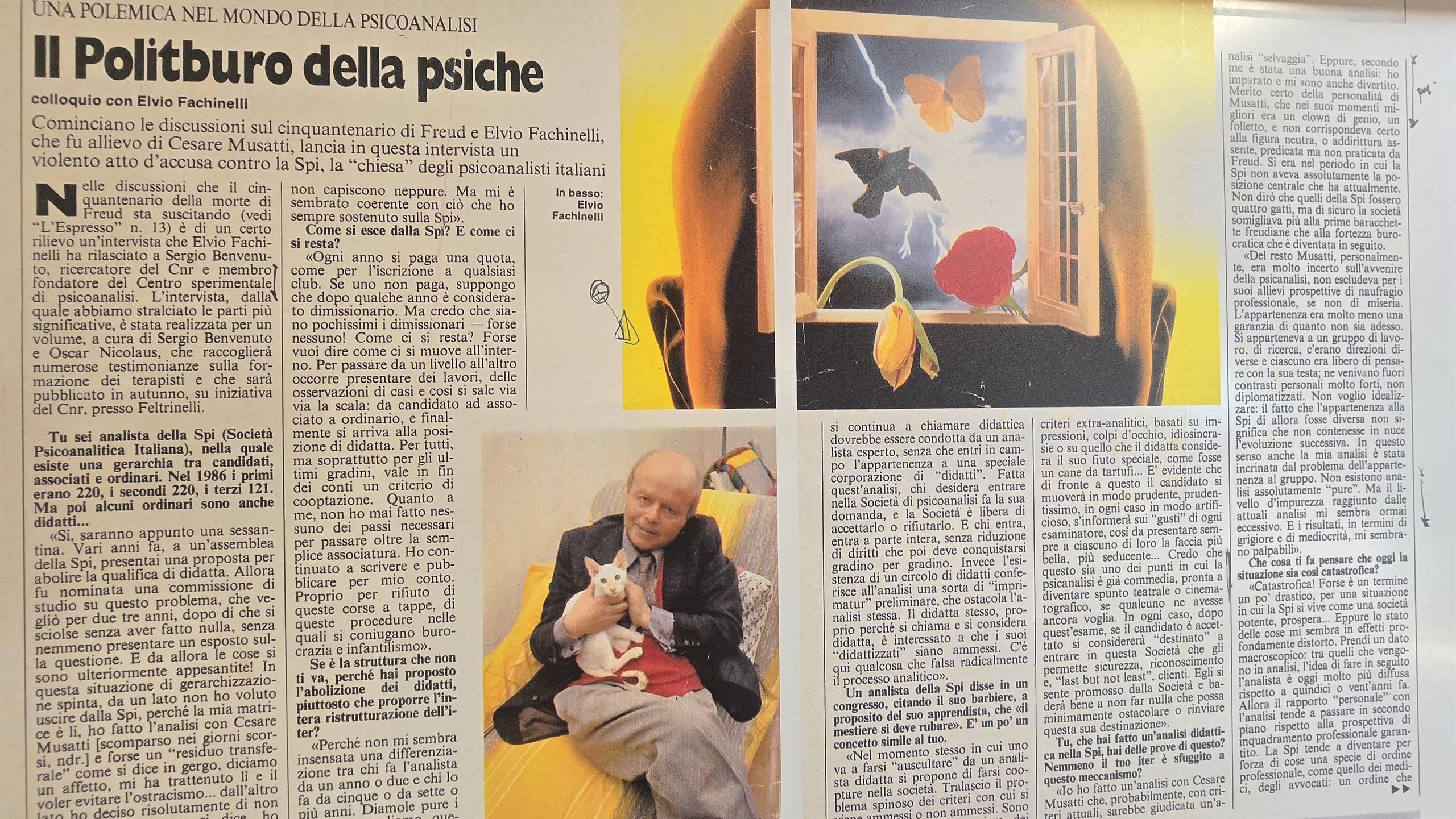 Omaggio a Elvio Fachinelli - Ciclo di conferenze